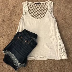 White banana republic tank